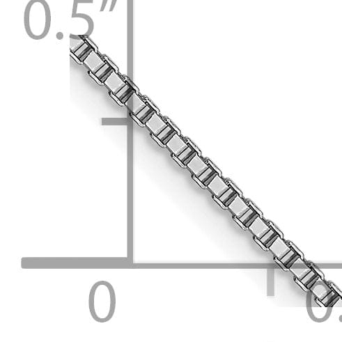 Lovely Rita's Chains 14K White Gold 1 mm Box Chain