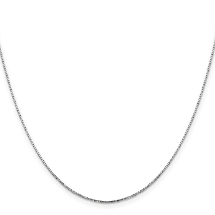 Lovely Rita's Chains 14K White Gold 1 mm Octagonal Sparkle Box Chain
