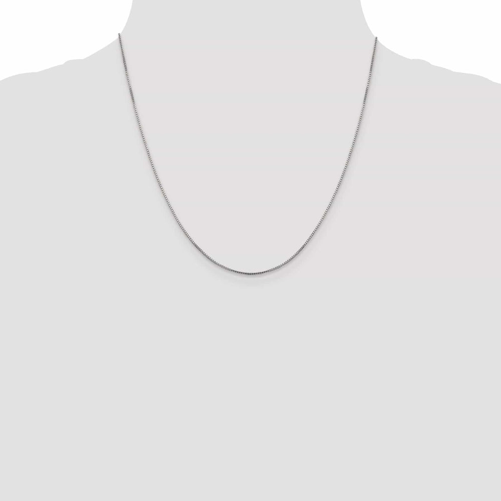 Lovely Rita's Chains 14K White Gold 1 mm Octagonal Sparkle Box Chain