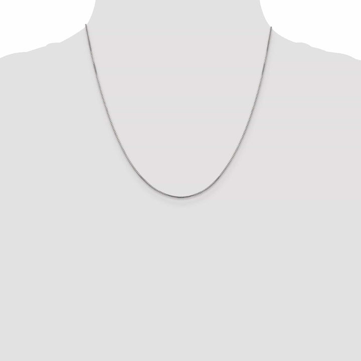 Lovely Rita's Chains 14K White Gold 1 mm Octagonal Sparkle Box Chain