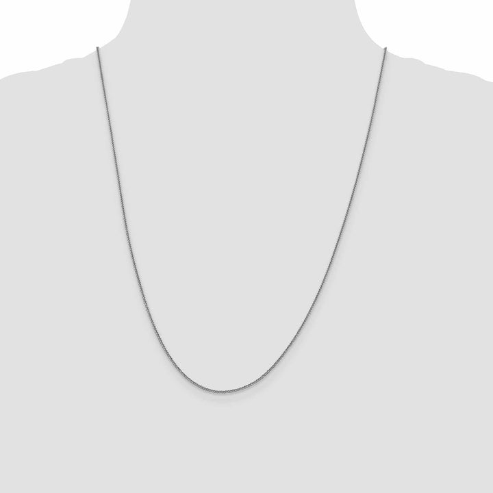 Lovely Rita's Chains 14K White Gold 1 mm Quadra Wheat Chain