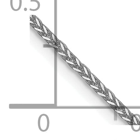 Lovely Rita's Chains 14K White Gold 1 mm Quadra Wheat Chain
