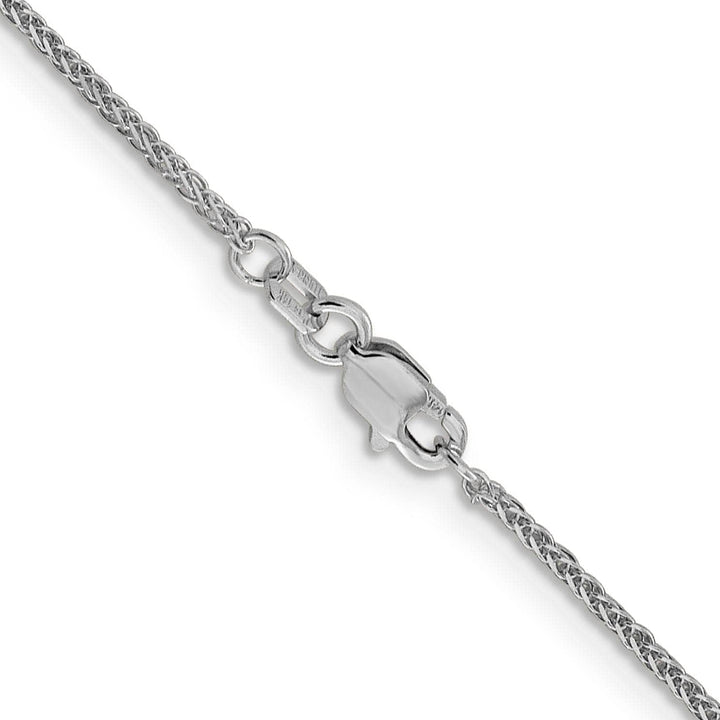 Lovely Rita's Chains 14K White Gold 1 mm Quadra Wheat Chain