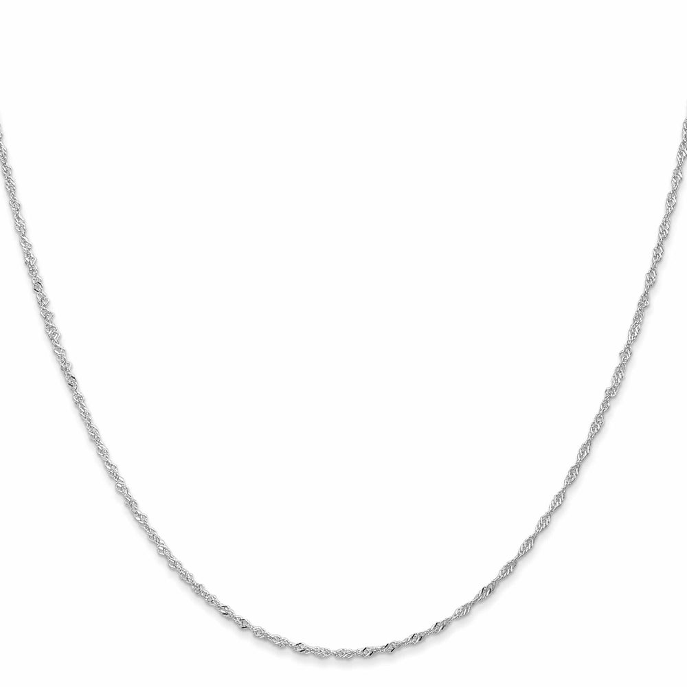 Lovely Rita's Chains 14K White Gold 1 mm Singapore Chain