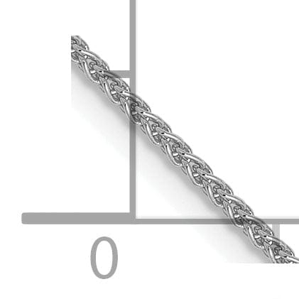 Lovely Rita's Chains 14k White Gold 1mm 9 Wheat Chain