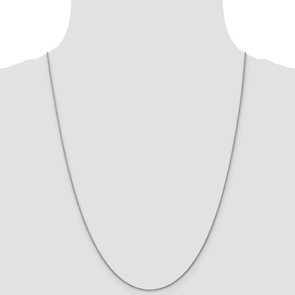 Lovely Rita's Chains 14k White Gold 1mm Spiga Chain