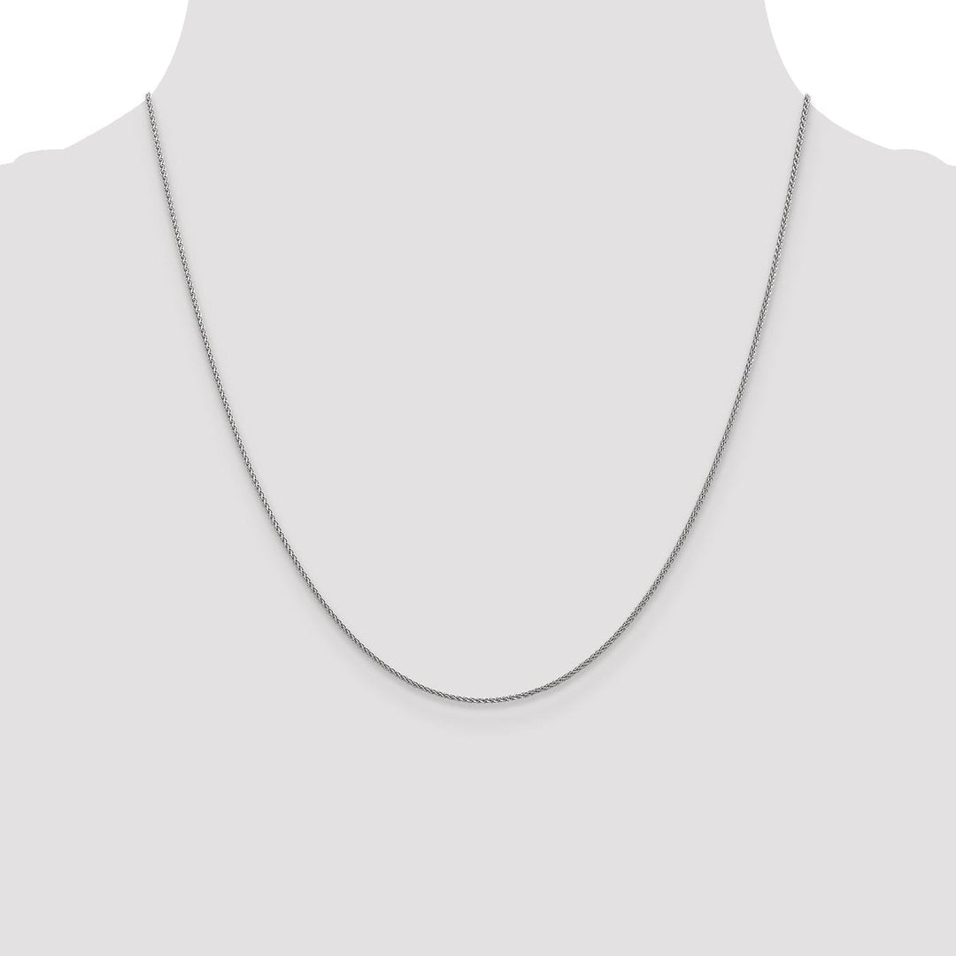 Lovely Rita's Chains 14k White Gold 1mm Spiga Chain