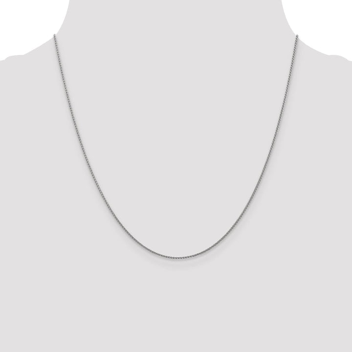 Lovely Rita's Chains 14k White Gold 1mm Spiga Chain