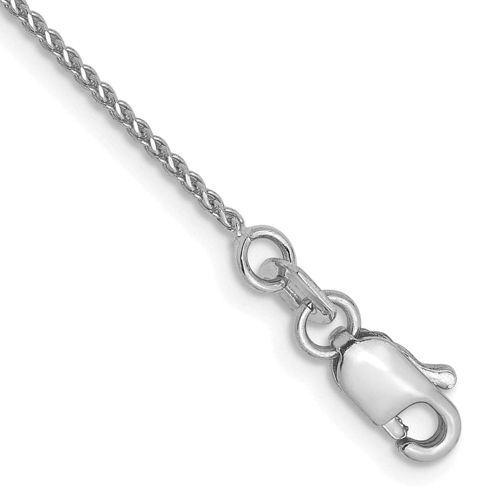 Lovely Rita's Chains 14k White Gold 1MM Spiga Pendant Chain