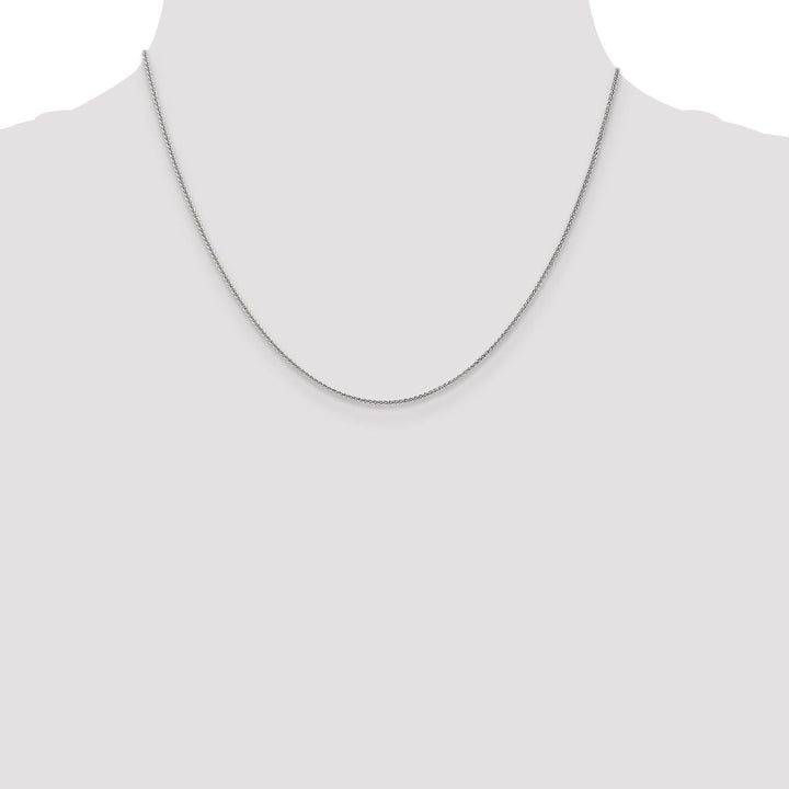 Lovely Rita's Chains 14K White Gold 1mm Spiga Wheat Chain