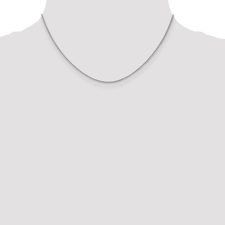 Lovely Rita's Chains 14K White Gold 1mm Spiga Wheat Chain