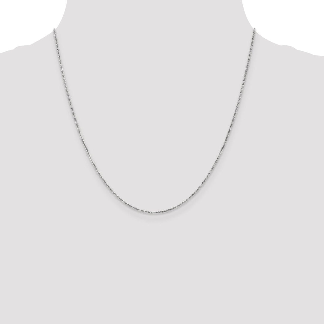 Lovely Rita's Chains 14K White Gold 1mm Spiga Wheat Chain