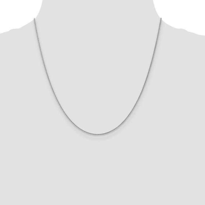 Lovely Rita's Chains 14K White Gold 1mm Spiga Wheat Chain