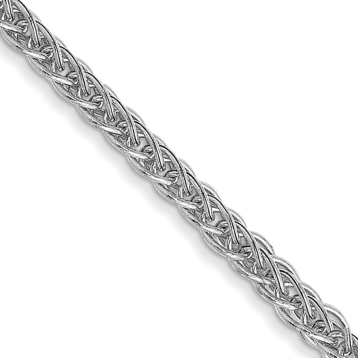 Lovely Rita's Chains 14k White Gold 2.00mm Lightweight Wheat Chain