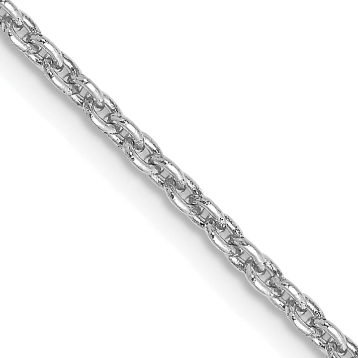 Lovely Rita's Chains 14k White Gold 2.00mm Round Link Cable Chain