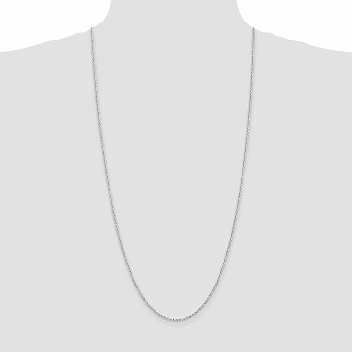 Lovely Rita's Chains 14k White Gold 2.0mm Handmade Rope Chain