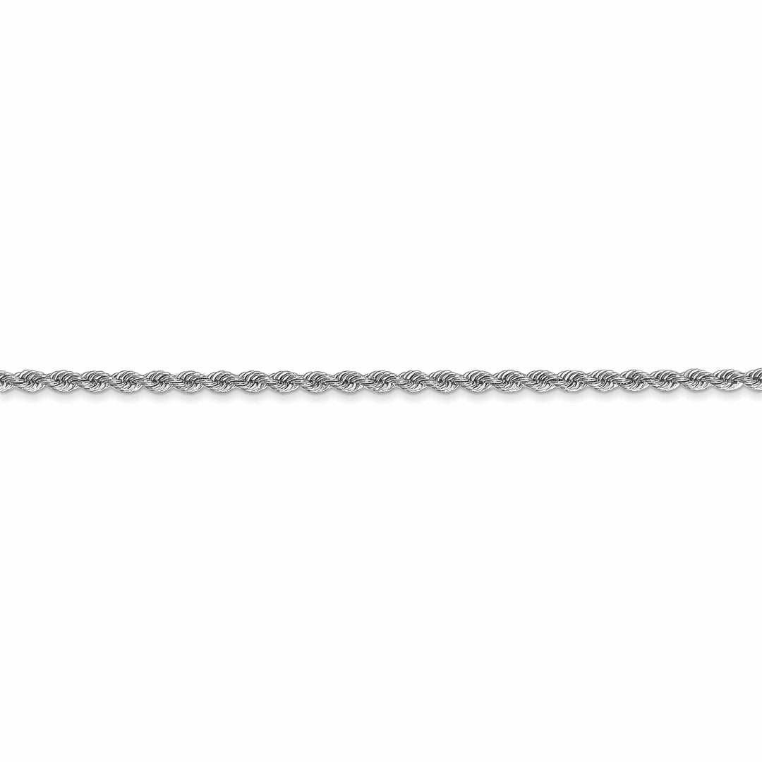 Lovely Rita's Chains 14k White Gold 2.0mm Handmade Rope Chain
