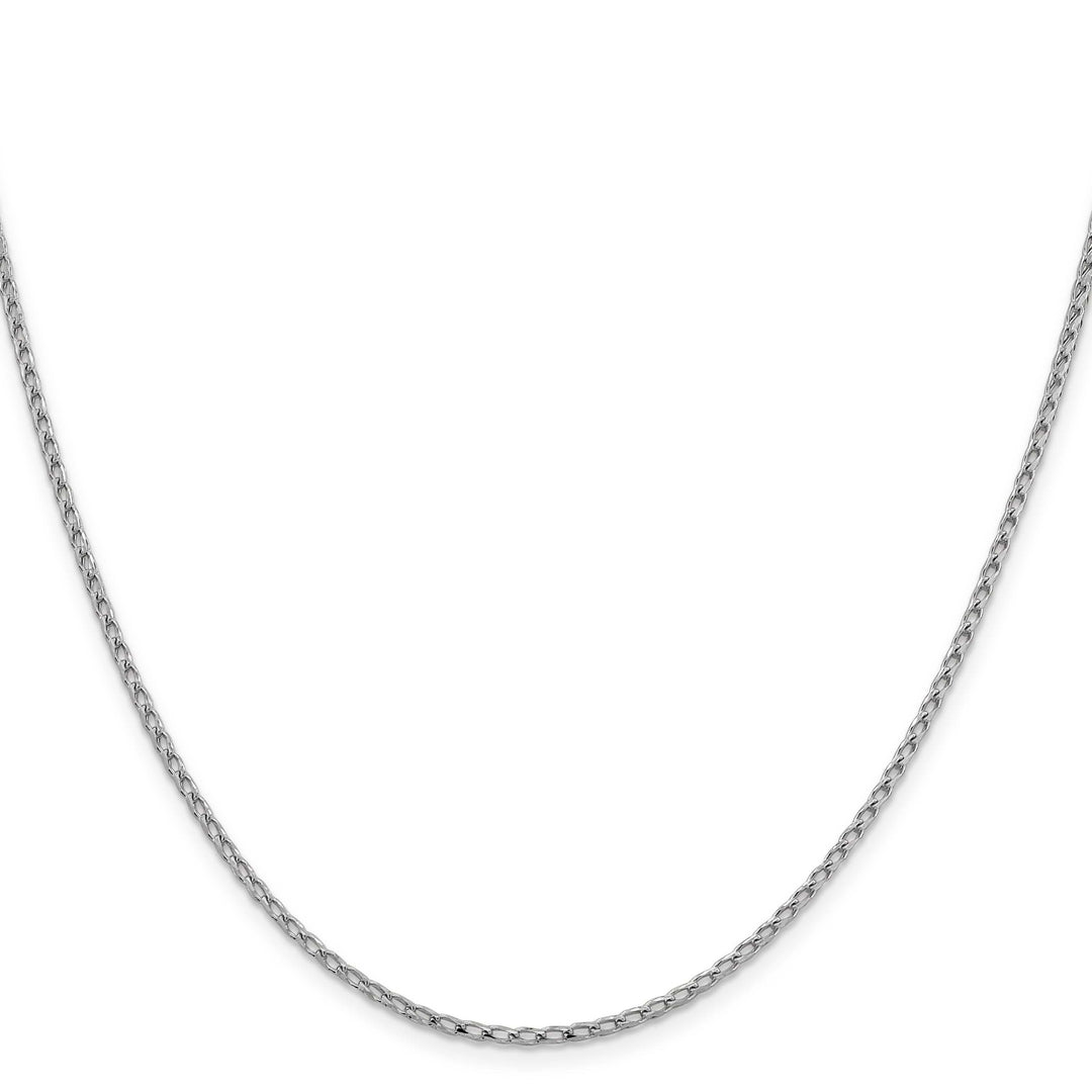Lovely Rita's Chains 14K White Gold 2.1 mm D.C Open Franco Chain