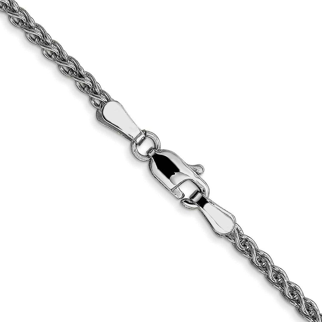 Lovely Rita's Chains 14K White Gold 2.1mm Spiga Wheat Chain