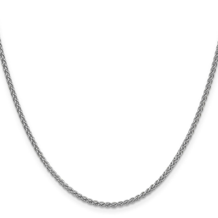 Lovely Rita's Chains 14K White Gold 2.1mm Spiga Wheat Chain