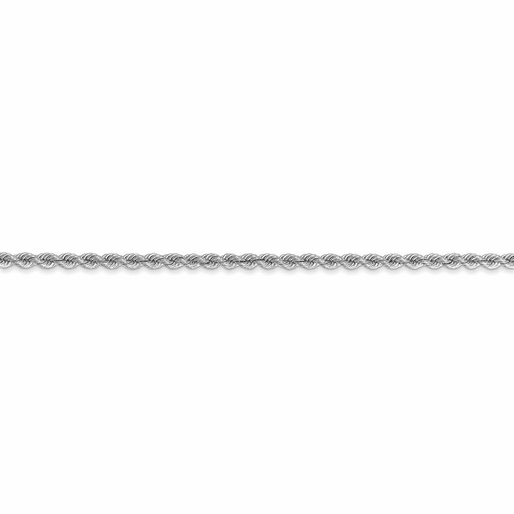 Lovely Rita's Chains 14k White Gold 2.25mm Handmade Rope Chain