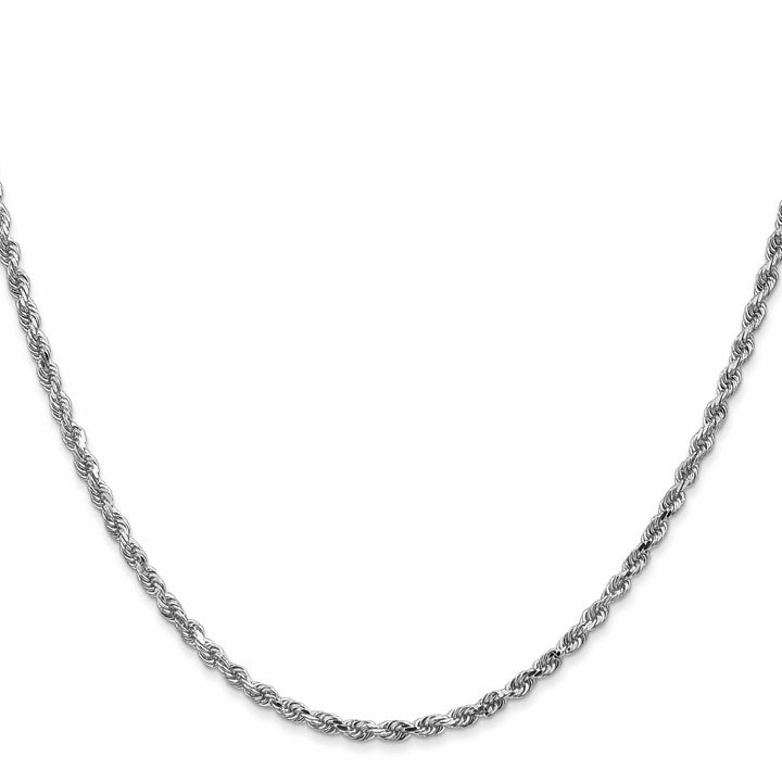 Lovely Rita's Chains 14K White Gold 2.50mm D.C Rope Chain