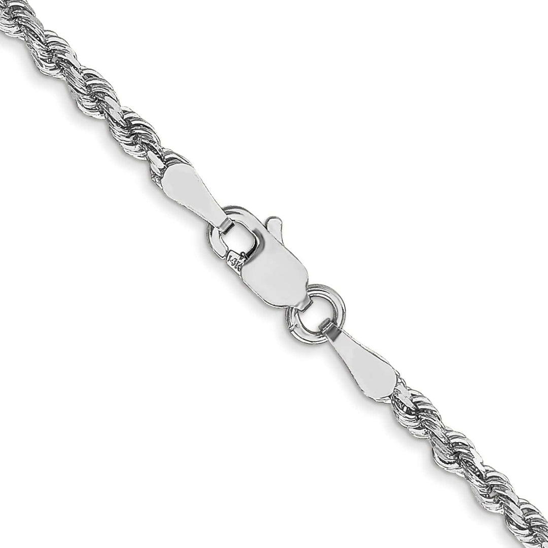 Lovely Rita's Chains 14K White Gold 2.50mm D.C Rope Chain