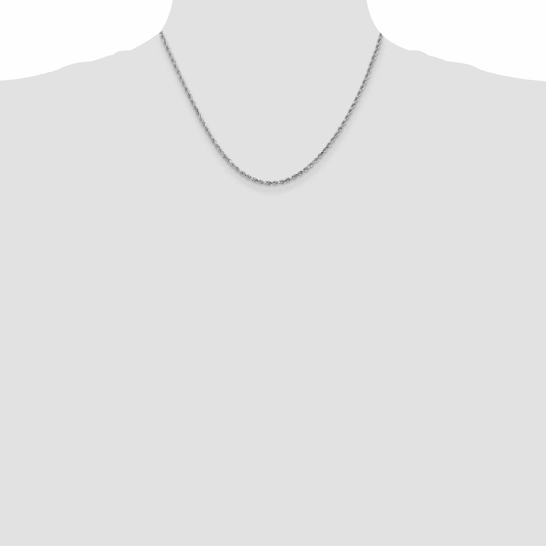 Lovely Rita's Chains 14K White Gold 2.50mm D.C Rope Chain