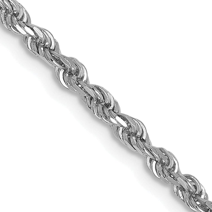 Lovely Rita's Chains 14K White Gold 2.50mm D.C Rope Chain