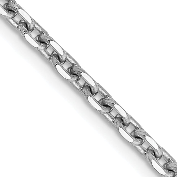 Lovely Rita's Chains 14k White Gold 2.50mm Solid D.C Cable Chain
