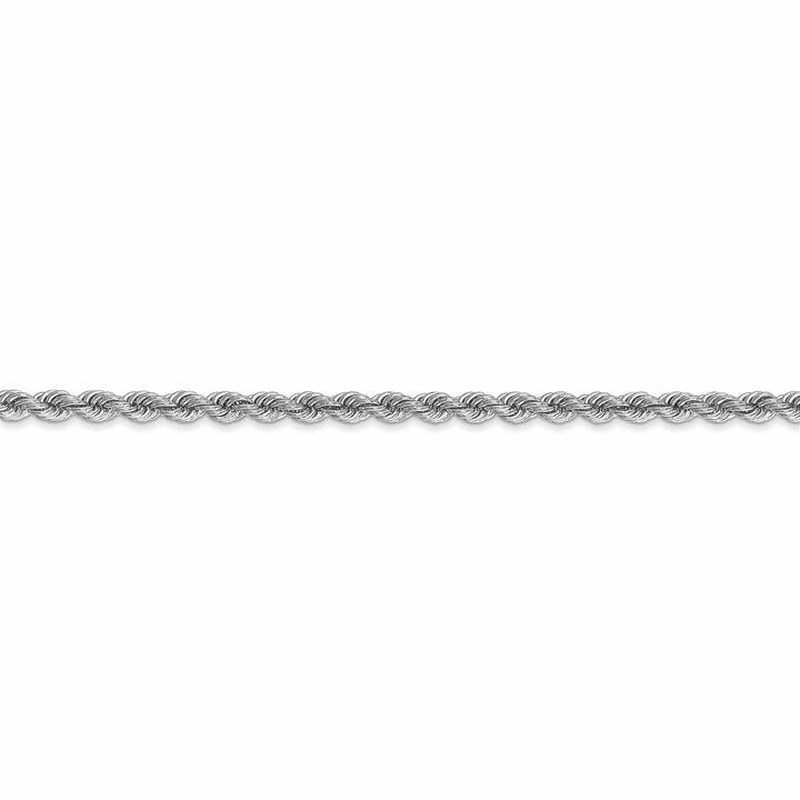 Lovely Rita's Chains 14K White Gold 2.75mm Handmade Rope Chain