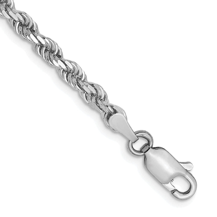 Lovely Rita's Chains 14K White Gold 3.00mm D.C Rope Chain