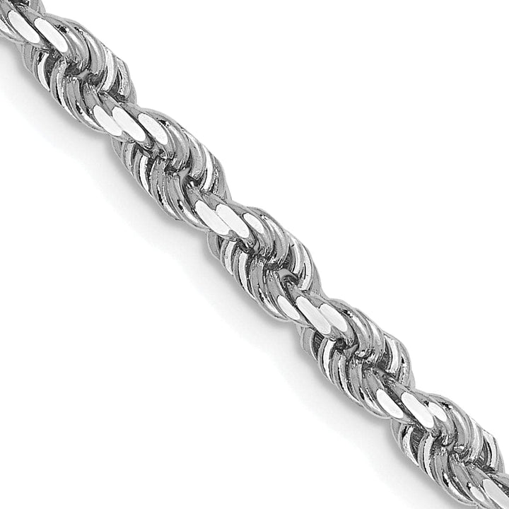 Lovely Rita's Chains 14K White Gold 3.00mm D.C Rope Chain