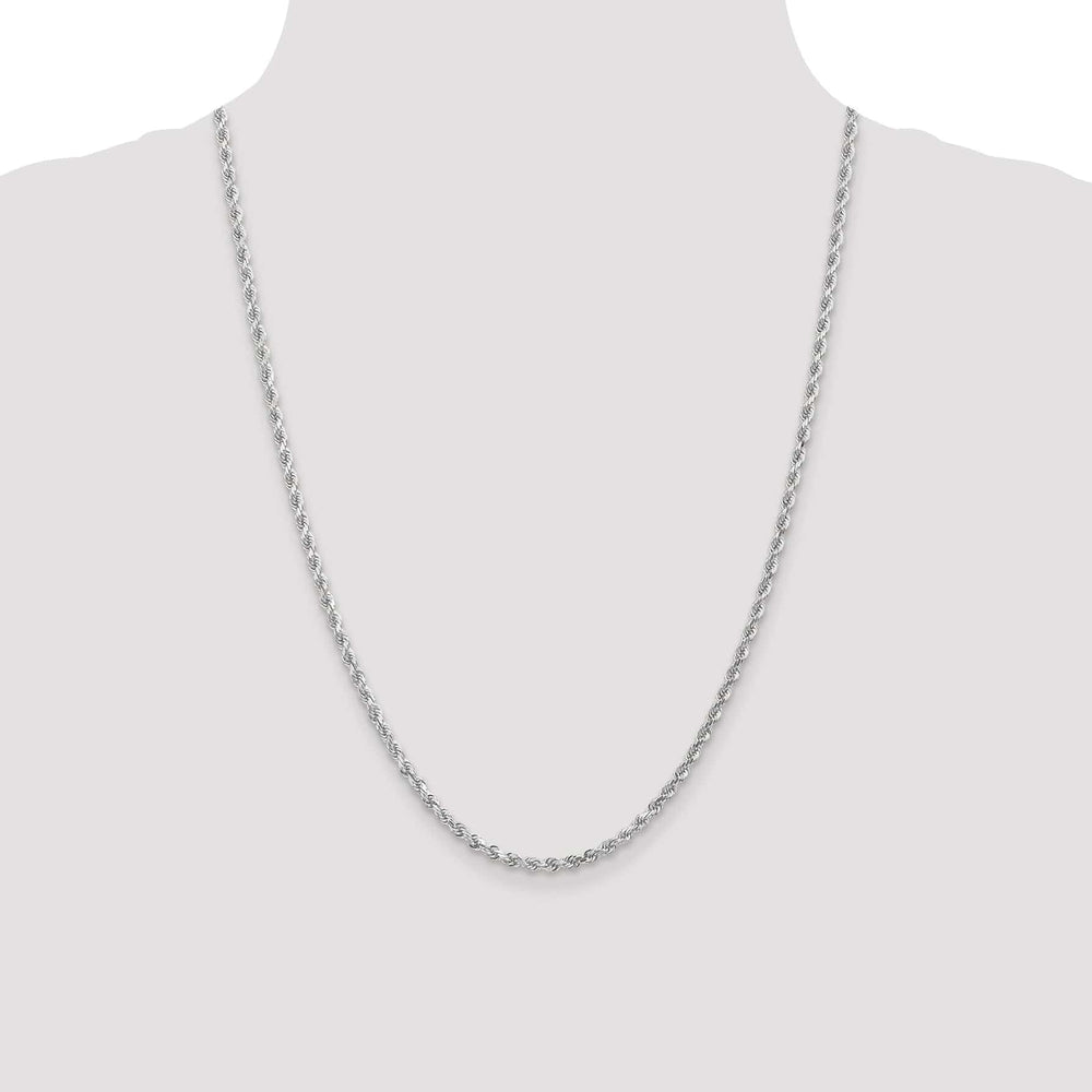 Lovely Rita's Chains 14K White Gold 3.00mm D.C Rope Chain