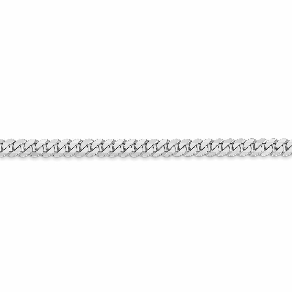 Lovely Rita's Chains 14k White Gold 3.9mm Flat Curb Chain