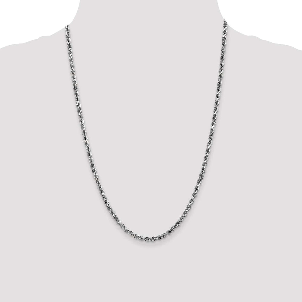 Lovely Rita's Chains 14k White Gold 4.00mm D.C Rope Chain