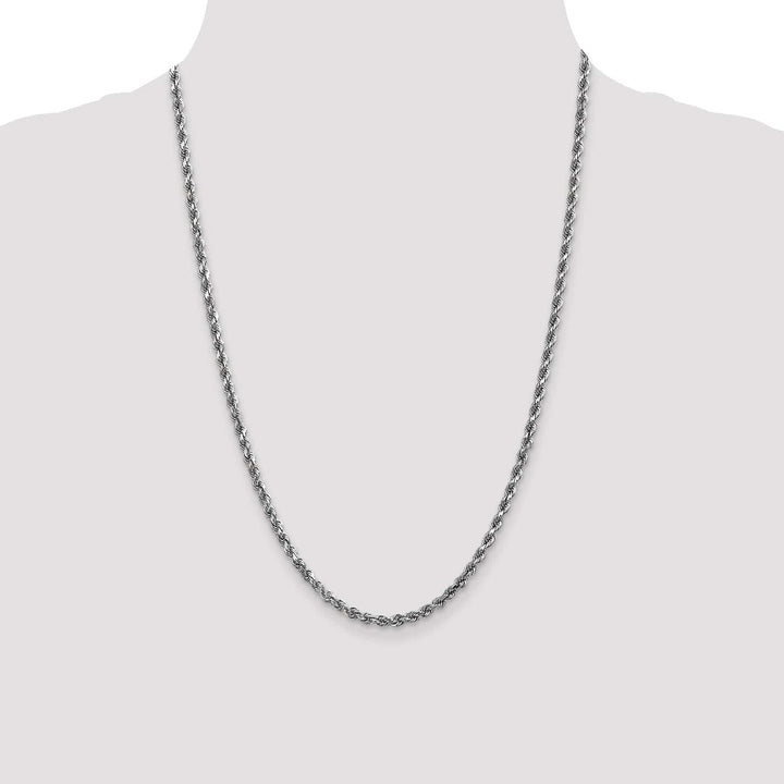 Lovely Rita's Chains 14k White Gold 4.00mm D.C Rope Chain
