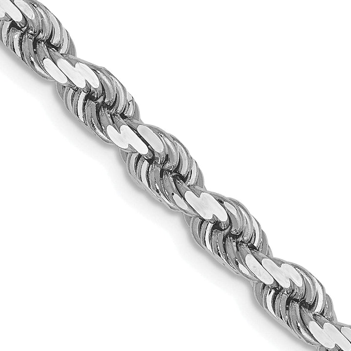 Lovely Rita's Chains 14k White Gold 4.00mm D.C Rope Chain