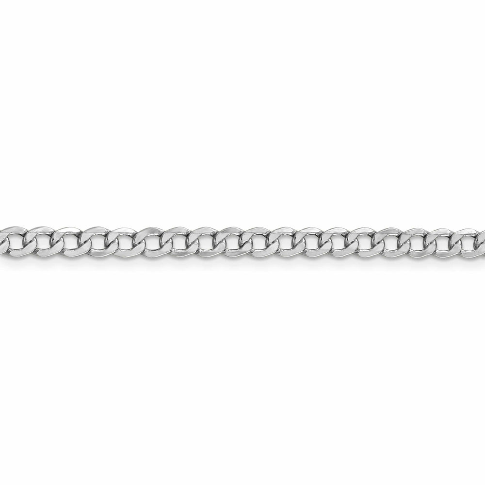 Lovely Rita's Chains 14k White Gold 4.30m Semi Solid Curb Link Chain