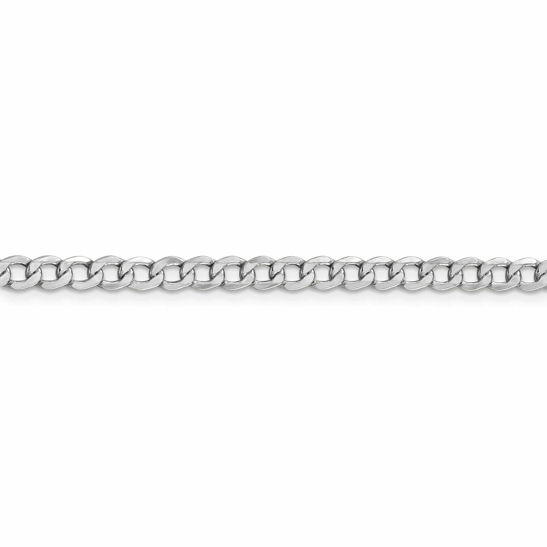 Lovely Rita's Chains 14k White Gold 4.30m Semi Solid Curb Link Chain