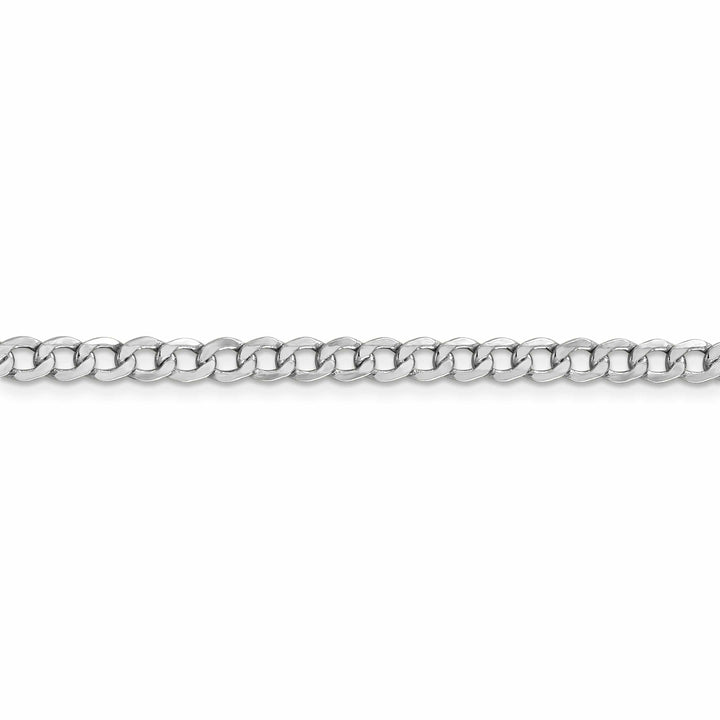 Lovely Rita's Chains 14k White Gold 4.30m Semi Solid Curb Link Chain