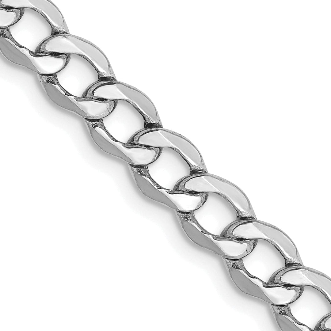 Lovely Rita's Chains 14k White Gold 5.25m Semi Solid Curb Link Chain