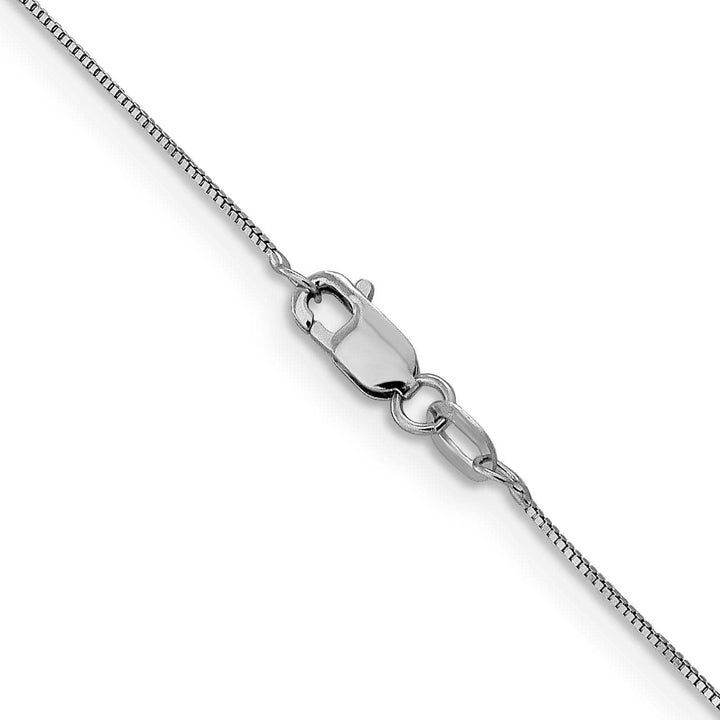 Lovely Rita's Chains 14K White Gold .5 mm Baby Box