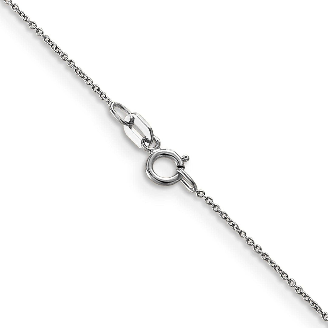 Lovely Rita's Chains 14k White Gold .60mm Solid Polished Cable Chain