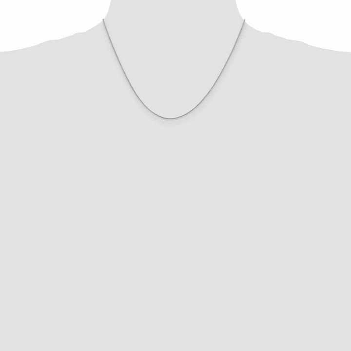 Lovely Rita's Chains 14k White Gold .65 mm wide Spiga Wheat Pendant Chain