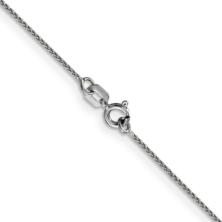 Lovely Rita's Chains 14k White Gold .65 mm wide Spiga Wheat Pendant Chain
