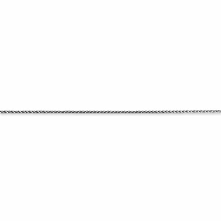 Lovely Rita's Chains 14k White Gold .65 mm wide Spiga Wheat Pendant Chain