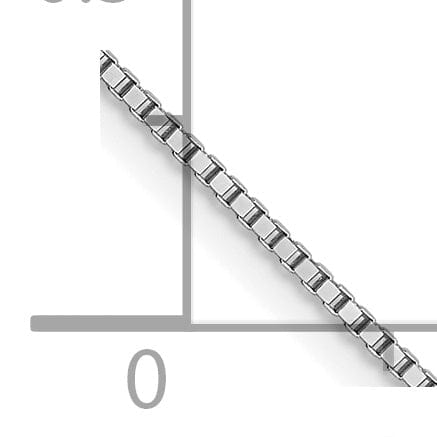 Lovely Rita's Chains 14K White Gold .7 mm Box Chain
