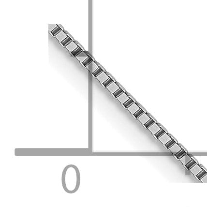 Lovely Rita's Chains 14K White Gold .8 mm Box Chain