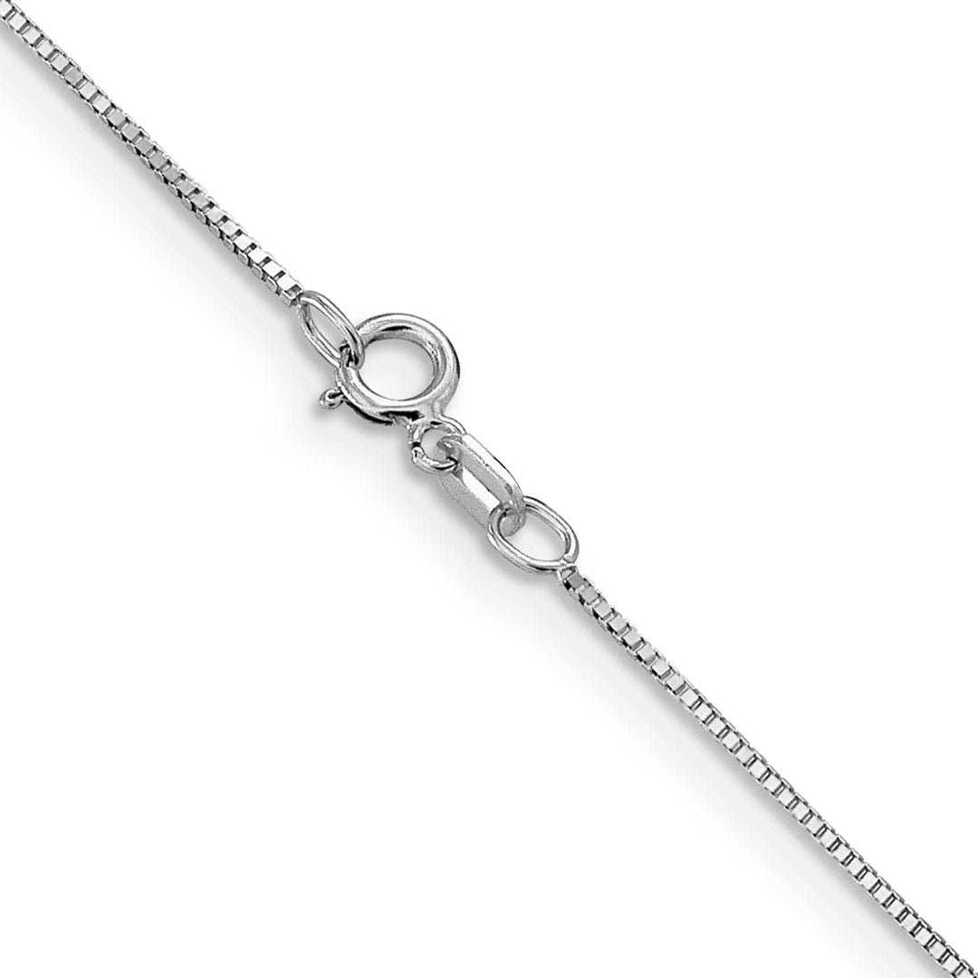 Lovely Rita's Chains 14K White Gold .8 mm Box Chain